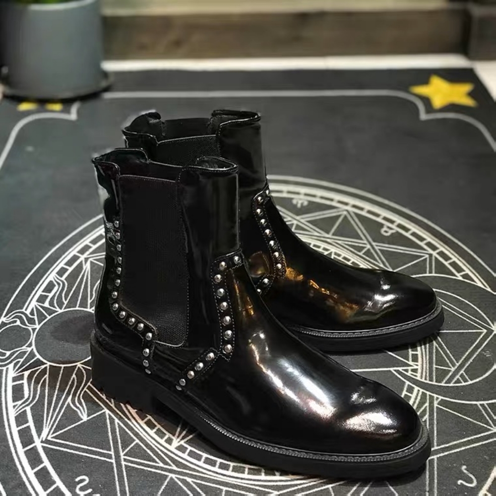 Picture of CHELSEA BOOTS WITH METAL STUDS